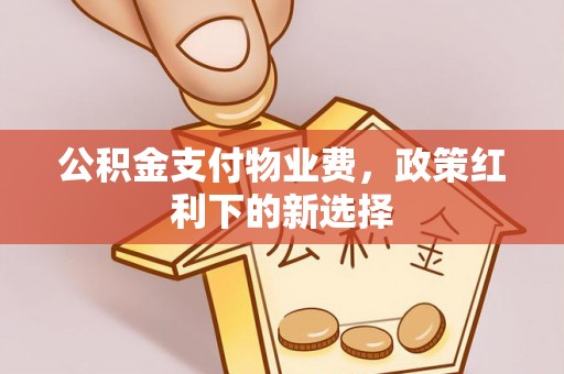 凤县公积金支付物业费，政策红利下的新选择