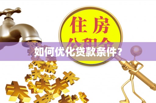 凤县如何优化贷款条件？