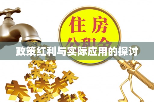 凤县政策红利与实际应用的探讨