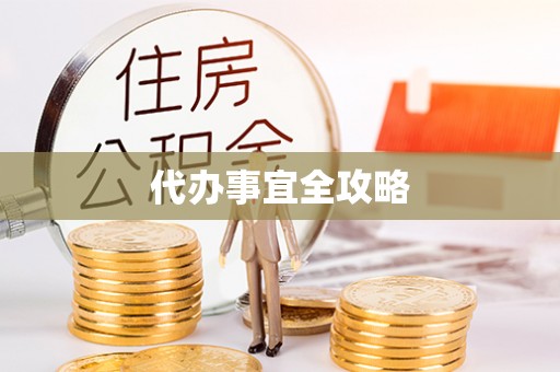 凤县代办事宜全攻略